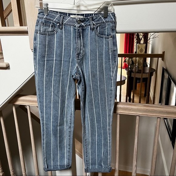 PacSun Window Pane Mom Jeans 25 - Picture 2 of 11